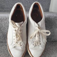 Massimo Dutti Leather Trainers Size Uk 7