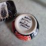 3 Pieces Set Of 2  Small Bowls African Dishes On Tray Holder Handpainted Image 6