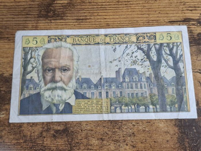 France, 5 Francs 1964 banknote, good condition - free standard postage