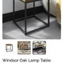 Oak lamp table Ex display x 2 Image 5