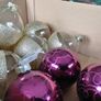 x1 Box of x12 Glass Baubles Image 2