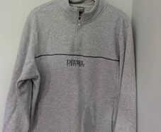Men's Diesel half zip sweatshirt