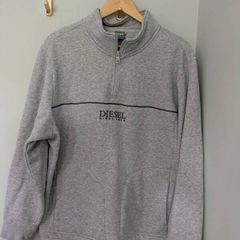 Men's Diesel half zip sweatshirt