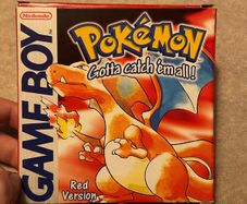Pokemon Red, Boxed with manual.