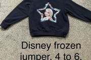 Disney frozen jumper, age 4 to 6