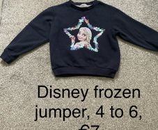 Disney frozen jumper, age 4 to 6