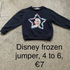 Disney frozen jumper, age 4 to 6