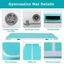 Air Track Artistic Gymnastics Mat 2 3 4 5 6 Metres 10/20 cm Thick Home Gymnastics Mattress/Yoga/Training/Cheerleading/Fun Water with Electric Pump Image 5