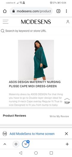 ASOS Maternity/ Nursing Dress