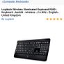 Logitech wireless keyboard k800 German layout Image 2