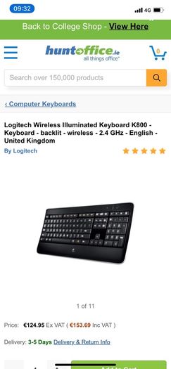 Logitech wireless keyboard k800 German layout