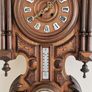 Antique French Wooden wall clock 19th century Image 3