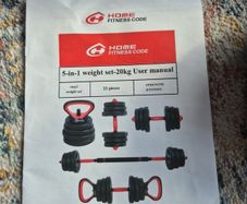 weights 5 in 1 set of 20kg
