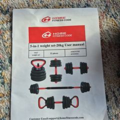 weights 5 in 1 set of 20kg