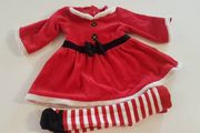 Christmas Dress and tights