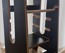 kitchen helper, montessori tower black