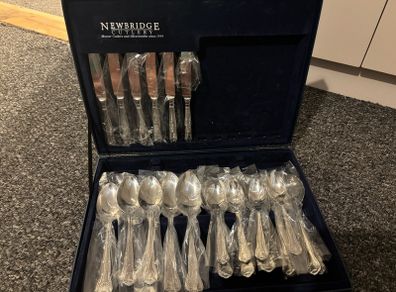 Newbridge Cutlery Silver-Plated Canteen Set (Partially Sealed / Incomplete)