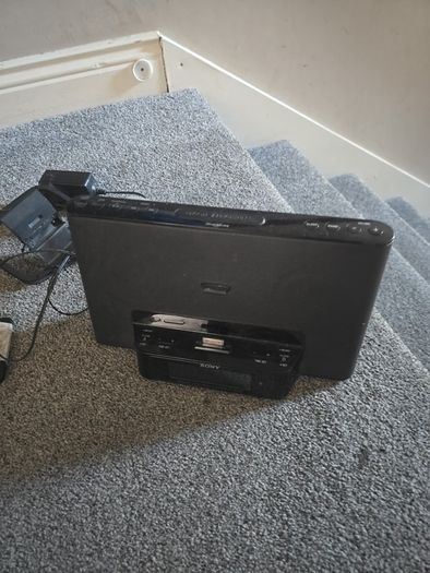 Sony clock radio charger