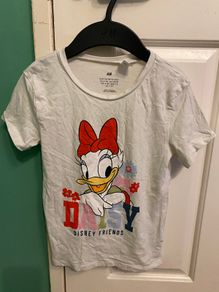 H&M girl's t shirt Daisy 122 128