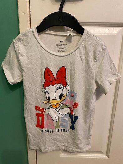 H&M girl's t shirt Daisy 122 128
