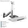 Sit/Standing computer station Image 6