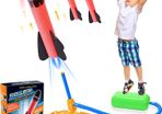 Boy Toys for 4 5 6 Year Old, Stomp Toy Rockets Toys Boys Toys Age 3-9 Girl Gifts for 3-12 Year Old Girl Kids Toy Age 3 4 5 Autism Toy Rocket for Kid Xmas Gifts Outdoor Toy