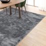 Area Rugs  Soft, Short Pile Monochrome Carpets - Anti-Slip Backing, Machine Washable, Modern Fluffy Rugs for Living Room, Bedroom, Kitchen, Enterance - Anthracite, 60x110 cm Image 7