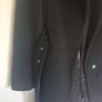Calvin Klein Black Wool-Blend Belted Midi Coat - Size 42 (Excellent Condition) Image 6