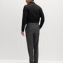 M&S Regular Fit Pure Cotton Shirt - Black Image 3