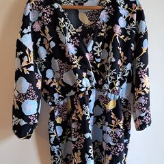 Monki floral tunic dress Size L