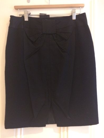 Brand New Savida Wool Mix Skirt With Bow Detail: Size 8-10