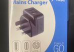 Dual fast charger usb type c type a 20 watts