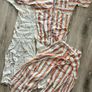 Jumpsuit size M top and trousers 2 pieces sets size S/M and brown glitter leggings size S Image 4