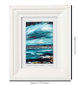 Wooden Bridge, Clontarf, A6 print by artist Helen Mathews