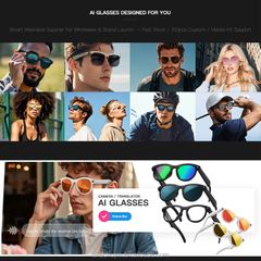 Ai Smart Glasses Multi-Functional Wireless Headphones, 8 Million Pixels Camera, Ai Translation, Chat GTP