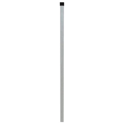 2D Garden Fence Panels & Posts 2008x1030 mm 8 m Silver