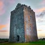 Framed Original print Lackeen Castle Image 2