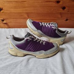 Ecco biom fjhel train Size 4 eu 37 purple/yellow in excellent condition