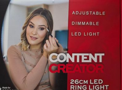 26cm LED Content Creator Ring Light