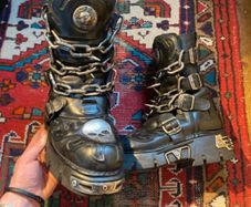 New Rock Reactor Leather boots