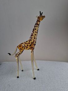 Glass blown Giraffe figurine