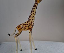 Glass blown Giraffe figurine