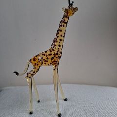 Glass blown Giraffe figurine