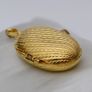 Vintage Ladies Royal Gold Oval Pendant manual Watch Image 3