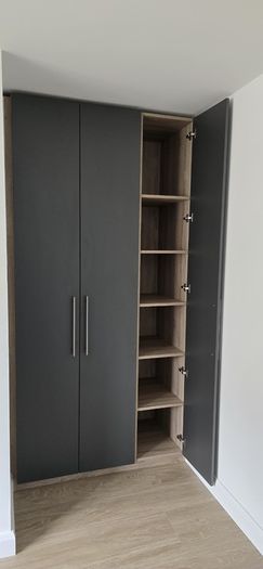 Wardrobes, kitchens, utility rooms, storage units.