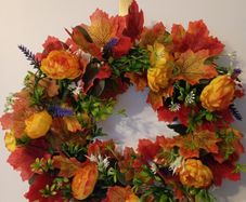 Harvest autumn wreath