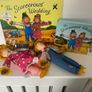 New THE SCARECROWS' WEDDING Harry O'Hay & Betty O' Barley Figures plus either Soft Cover or Board Scarecrows' Wedding Childrens Book Image 2