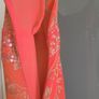 MONSOON coral silk dress Sz 16 Image 9