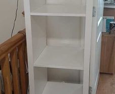 White shelf