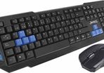 Keyboard and mouse JEDEL Wireless Gaming Desktop Kit, Nano USB, Multimedia Keyboard, 800-2000 DPI Mouse - WS880